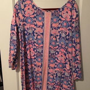 Lilly Pulitzer dress-pastel floral print